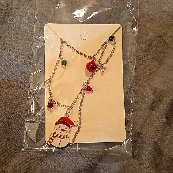 Snowman Christmas Necklace - Picture 3 of 4